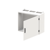 Wall-mounting cabinet, Field width: 3, Rows: 4, 650 mm x 800 mm x 350 mm, Grounded (Class I), IP55