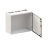 Wall-mounting cabinet, Field width: 3, Rows: 4, 650 mm x 800 mm x 350 mm, Grounded (Class I), IP55
