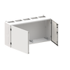 Wall-mounting cabinet, Field width: 5, Rows: 4, 650 mm x 1300 mm x 350 mm, Grounded (Class I), IP55