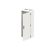 Wall-mounting cabinet, Field width: 2, Rows: 9, 1400 mm x 550 mm x 350 mm, Grounded (Class I), IP55