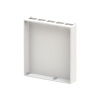 Wall-mounting cabinet, Field width: 5, Rows: 9, 1400 mm x 1300 mm x 275 mm, Grounded (Class I), IP30
