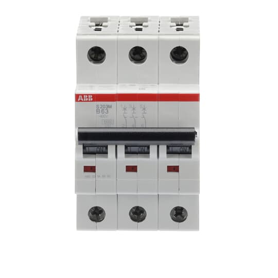 Miniature Circuit Breaker - S200M - 3P - 63 A - B - (AC) 10 kA – Image 2 of 3