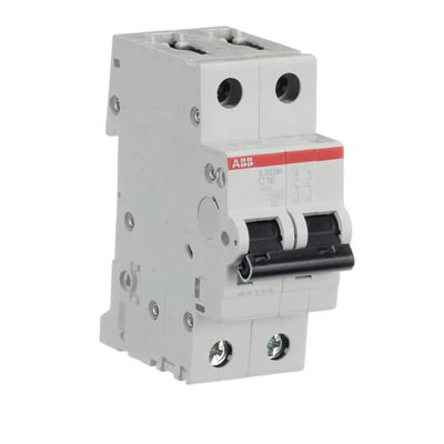Miniature Circuit Breaker - S200M - 2P - 16 A - C - (AC) 10 kA