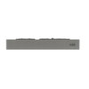 End-strip, size 1/x, 1/x, stainless steel