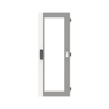 Transparant door, Field width: 2, 1393 mm x 539 mm x 27 mm, IP55