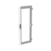 Transparant door, Field width: 2, 1393 mm x 539 mm x 27 mm, IP55