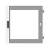 Transparant door, Field width: 3, 793 mm x 789 mm x 27 mm, IP55