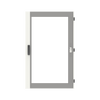 Transparant door, Field width: 3, 1243 mm x 789 mm x 27 mm, IP55