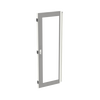 Transparant door, Field width: 2, 1393 mm x 539 mm x 27 mm, IP55