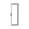 Transparant door, Field width: 2, 1393 mm x 539 mm x 27 mm, IP55