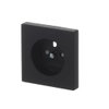 Socket Outlets Safety Shutter black matt - Platform 63