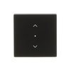 Rocker with Small Transparent Calotte 1gang black matt - Platform 63