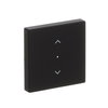 Rocker with Small Transparent Calotte 1gang black matt - Platform 63