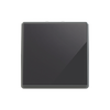 Switch 1-way Off switch 1-pole Black Glass - Millenium