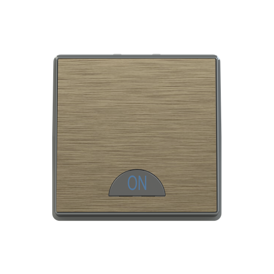 Switch 1-way 2-pole switch Antique Gold - Millenium