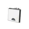 Switch 1-way 2-pole switch White Glass - Millenium