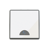 Push-button bell symbol White Glass - Millenium