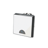 Push-button bell symbol White Glass - Millenium
