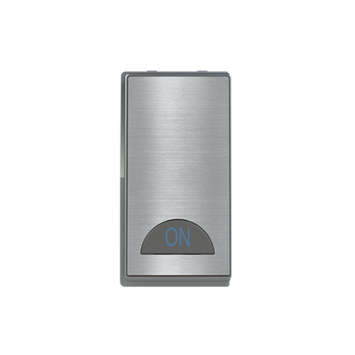 Switch 1-way Double Pole 2-pole switch Stainless steel - Millenium