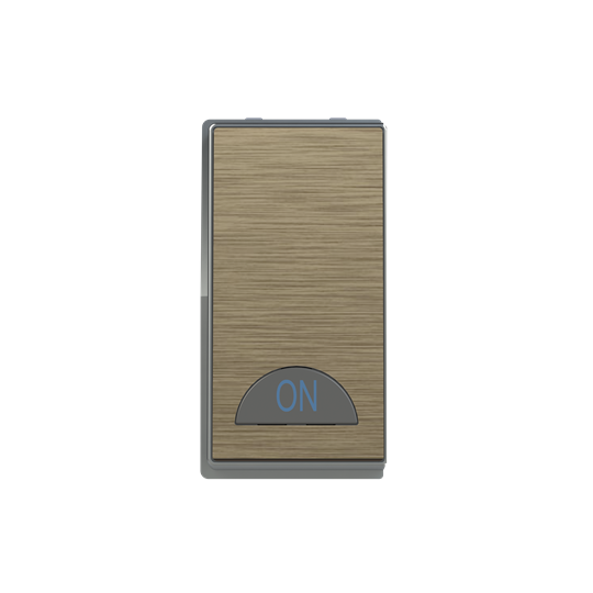 Switch 1-way Double Pole 2-pole switch Antique Gold - Millenium