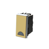 Switch 1-way Double Pole 2-pole switch Matt Gold - Millenium