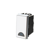 Switch 1-way Double Pole 2-pole switch White Glass - Millenium