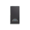 Switch 1-way Double Pole 2-pole switch Black Glass - Millenium