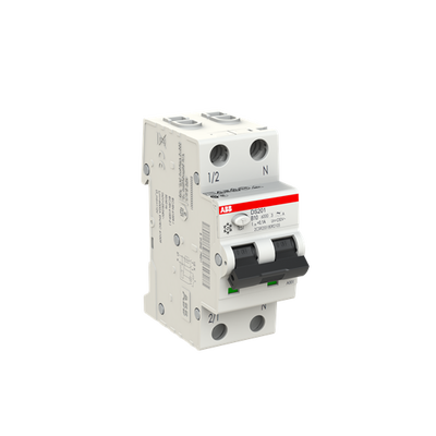 Residual Current Circuit Breaker with Overcurrent Protection DS201 - 1P+N - 100 mA - 10 A - B - Type A