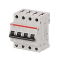 Miniature Circuit Breaker - S200 - 4P - 4 A - D - (AC) 6 kA