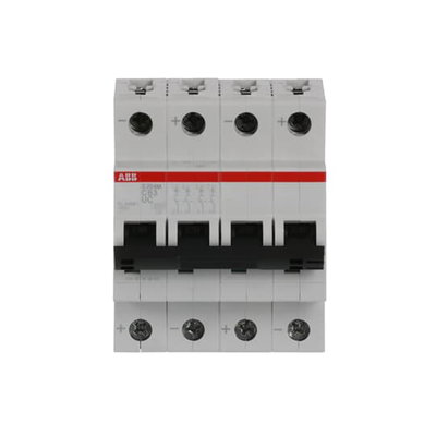 Miniature Circuit Breaker - S200MUC - 4P - 63 A - C - (AC) 10 kA