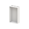 Wall-mounting cabinet, Field width: 3, Rows: 9, 1400 mm x 800 mm x 350 mm, Grounded (Class I), IP30