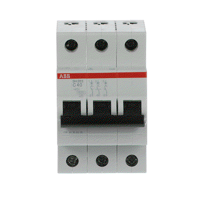 Miniature Circuit Breaker - SH200 - 3P - 40 A - C - (AC) 6 kA