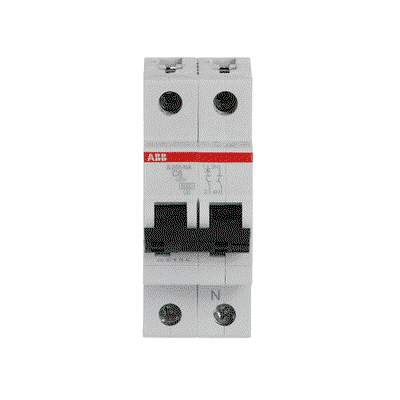 Miniature Circuit Breaker - S200 - 1P+N - 6 A - C - (AC) 6 kA