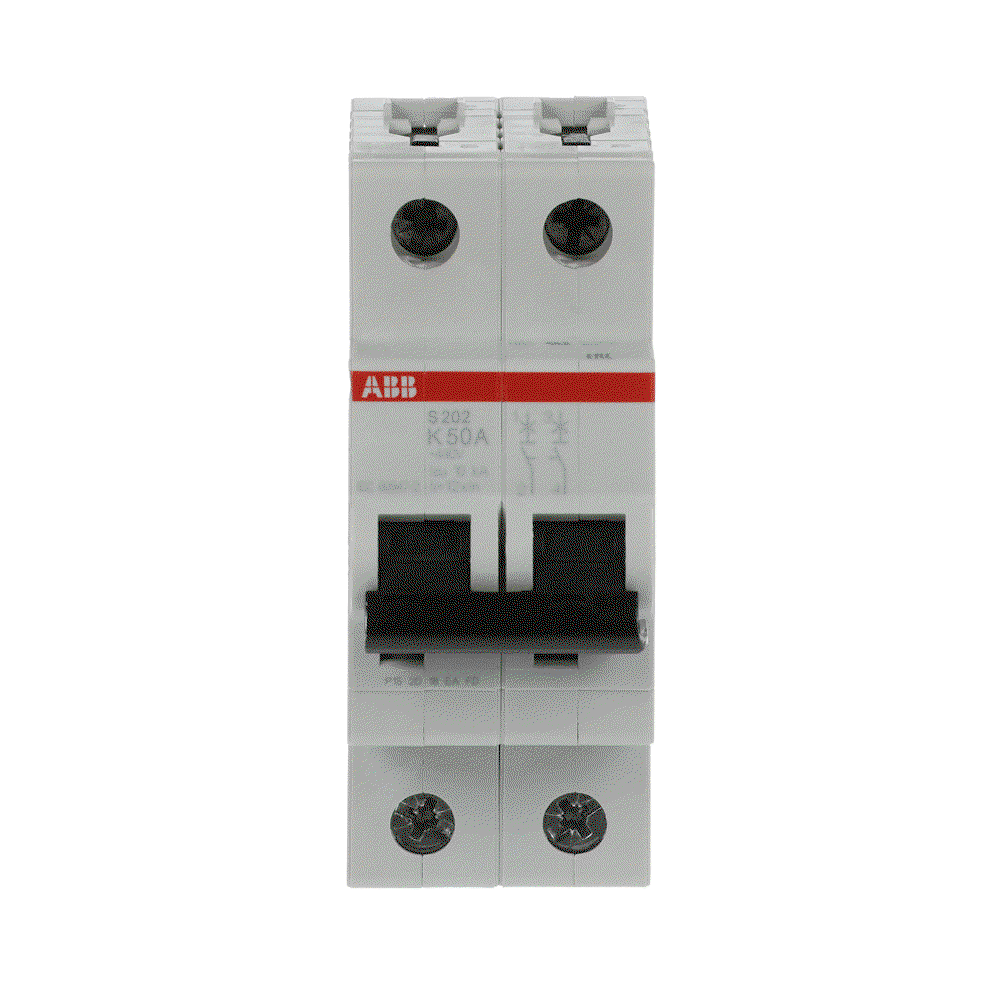 Miniature Circuit Breaker - S200 - 2P - 50 A - K - (AC) 6 kA