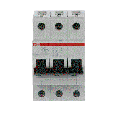 Miniature Circuit Breaker - S200 - 3P - 40 A - K - (AC) 6 kA