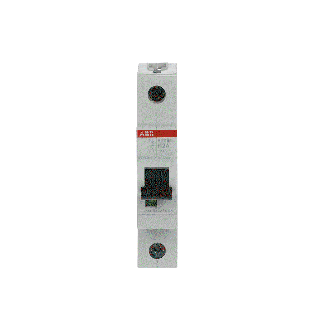 Miniature Circuit Breaker - S200M - 1P - 2 A - K - (AC) 10 kA