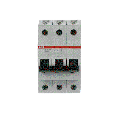 Miniature Circuit Breaker - S200M - 3P - 16 A - D - (AC) 10 kA