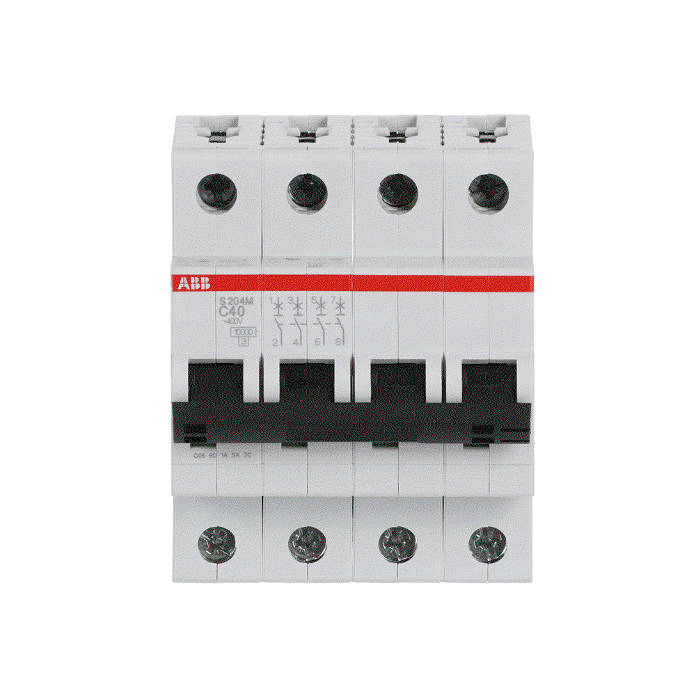 Miniature Circuit Breaker - S200M - 4P - 40 A - C - (AC) 10 kA