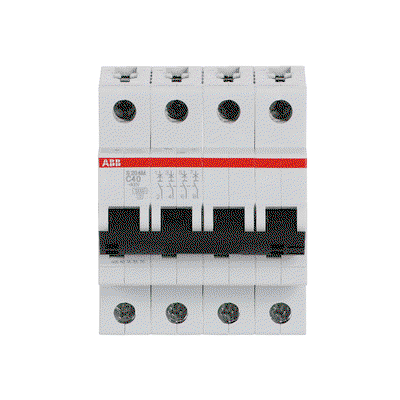 Miniature Circuit Breaker - S200M - 4P - 40 A - C - (AC) 10 kA