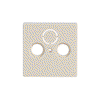 Cover plate SAT 3 gang ivory white - Platform 63