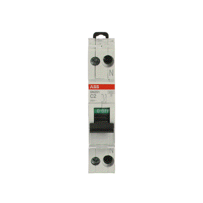Miniature circuit breaker - SN201 - 1P+N - 2 A - C - (230 V) 6 kA