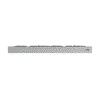 End strip,size 2/x, aluminum, 2/x, aluminium