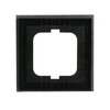 Cover frame 1-gang slate grey - Busch-axcent pur