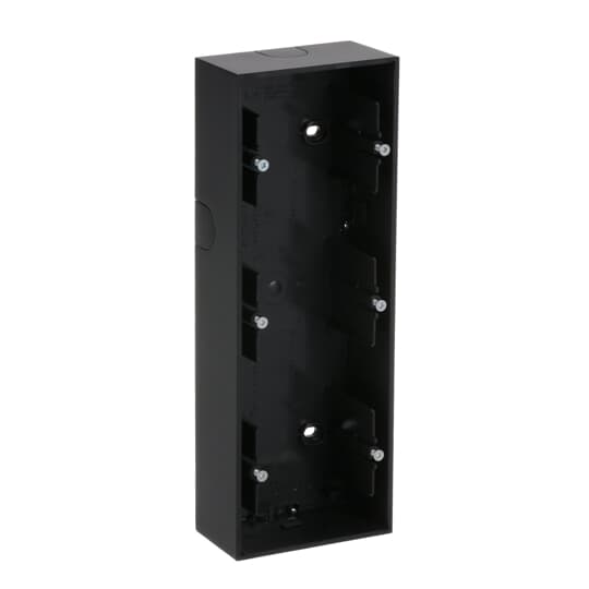 Mounting Box 3 gang black matt - future linear – Görsel 3 / 4