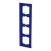 Cover frame 4-gang blue - Busch-axcent