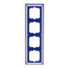 Cover frame 4-gang blue - Busch-axcent