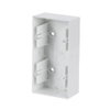Mounting Box 2-gang studio white - future linear