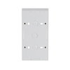 Mounting Box 2-gang studio white - future linear