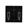 Rocker for Switch/push button, Two-part rocker stainless steel - Pure Stainless Steel
