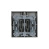 Rocker for Switch/push button, Two-part rocker grey metallic - Platform 63